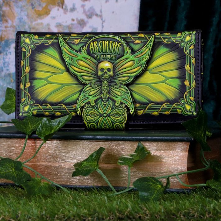 Absinthe - La Fee Verte Embossed Wallet