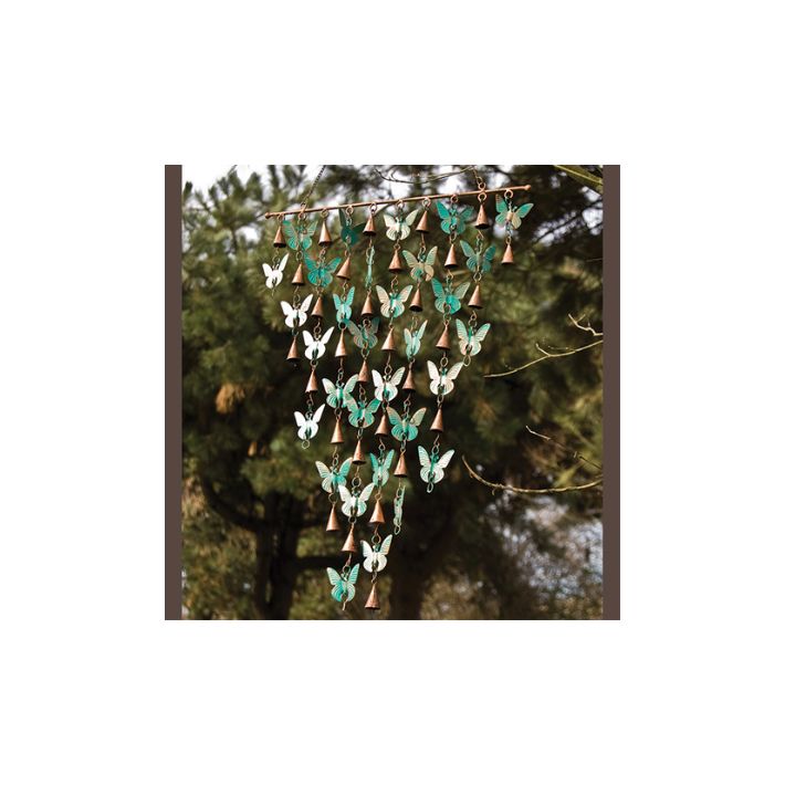 Butterfly With Cones Antique Chimes