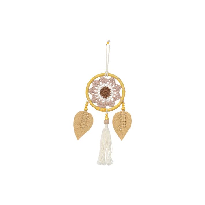 Crocheted Lotus Boho Dreamcatcher