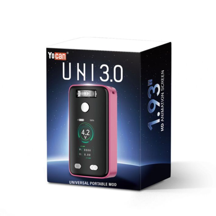 Yocan UNI Universal 3.0 Box Mod - 650mAh, Colour: Rosy
