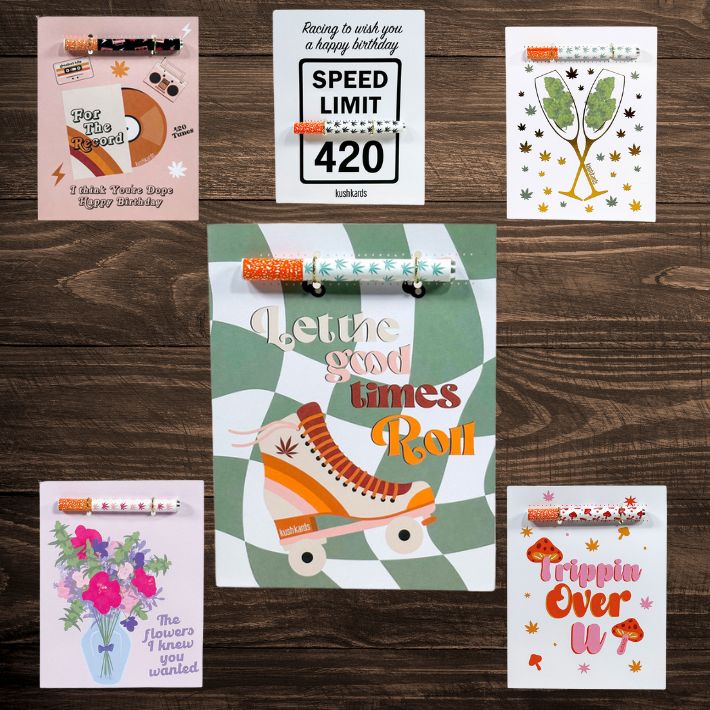 KushKard&#39;s One Hitter Greeting Card