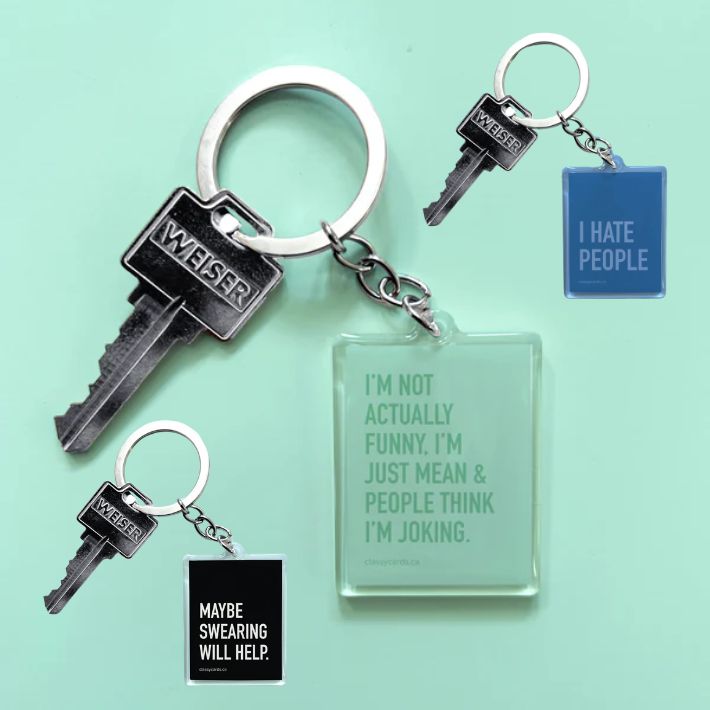 Classy Cards Keychain