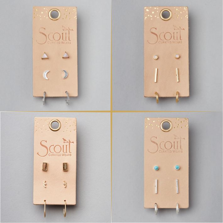 Stud Trio Earrings