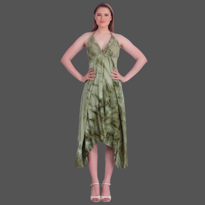 Tapaii Green Flow Dress