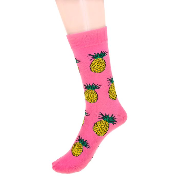 Shagwear Design Socks, Design: Pineapple - Pink