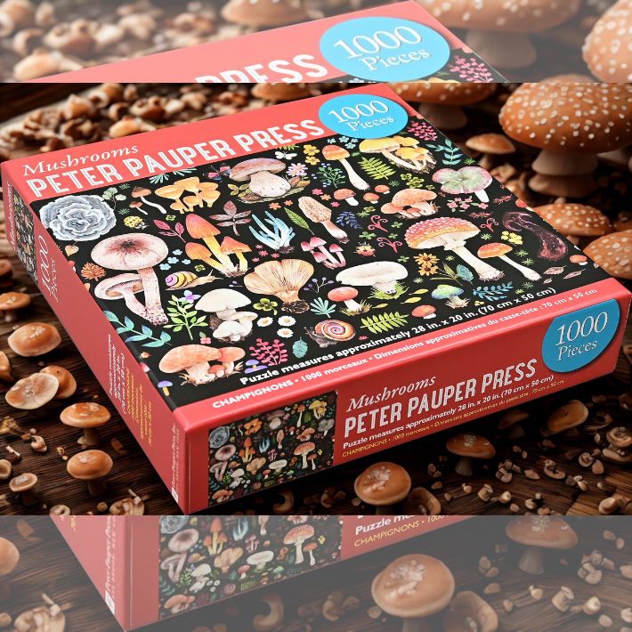 Mushroom 1000 Piece Puzzle