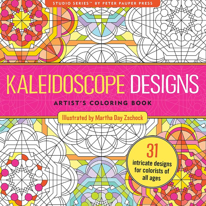Kaleidoscope Coloring Book