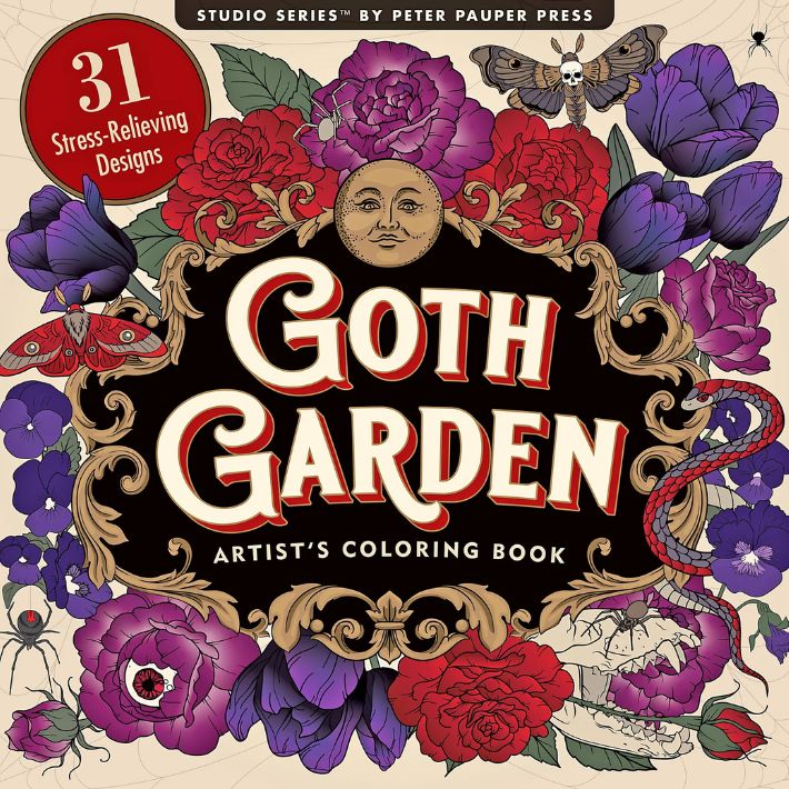 Goth Garden Coloring Book