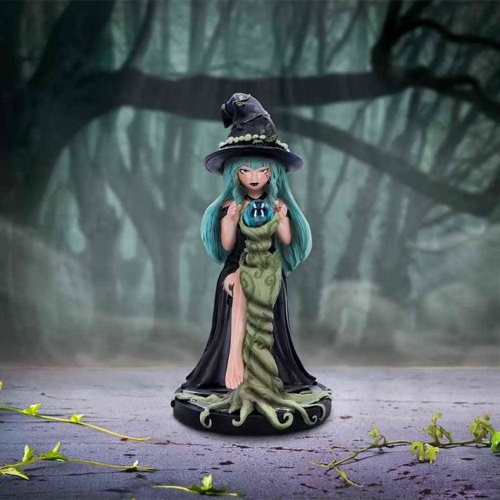 #291N Sage Sugar &amp; Spice Witch Figurine