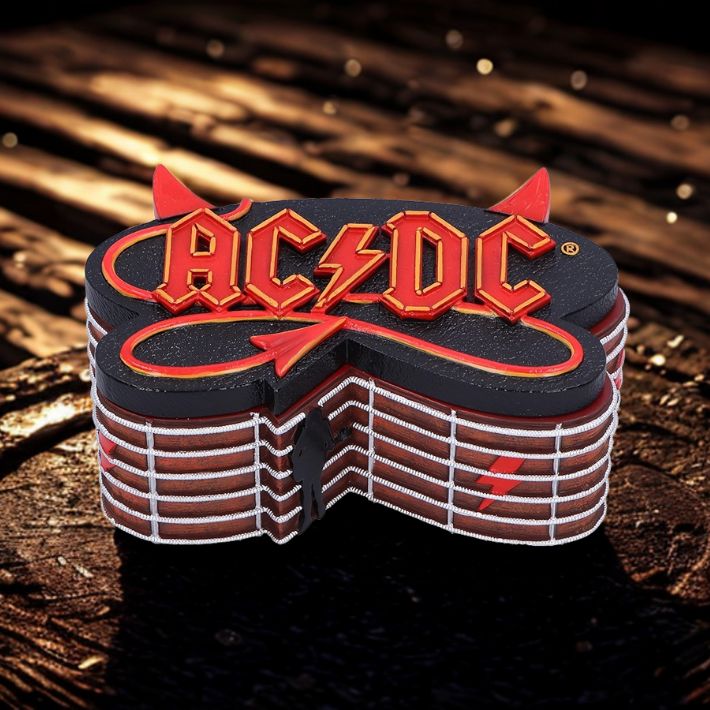 #294N ACDC Logo Guitar Inspired Box