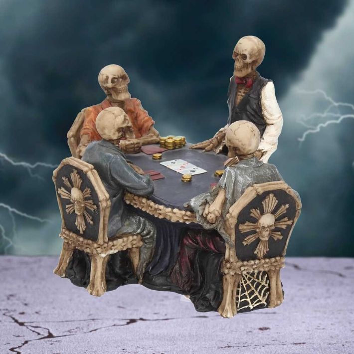 #321N End Game Skeleton Poker Game