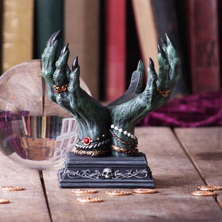 #328N Beyond the Grave Crystal Ball Holder
