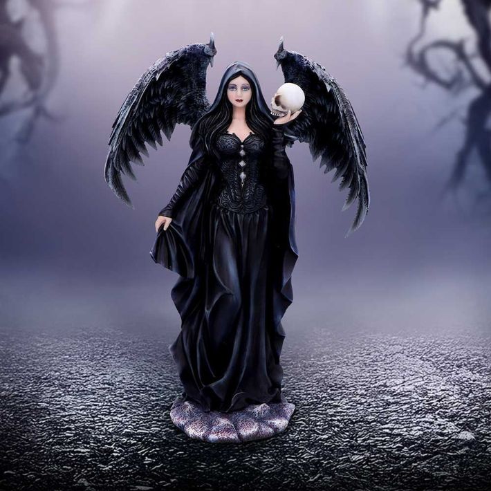 #338N Requiem Dark Gothic Angel Figurine