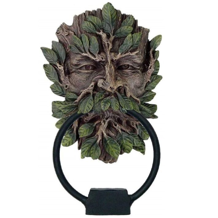 #345N Wildowood Door Knocker Tree Man Spirit Knocker Ornament