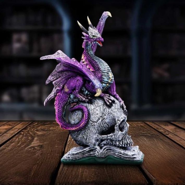 #392N Titans Reign Resin Dragon Figurine
