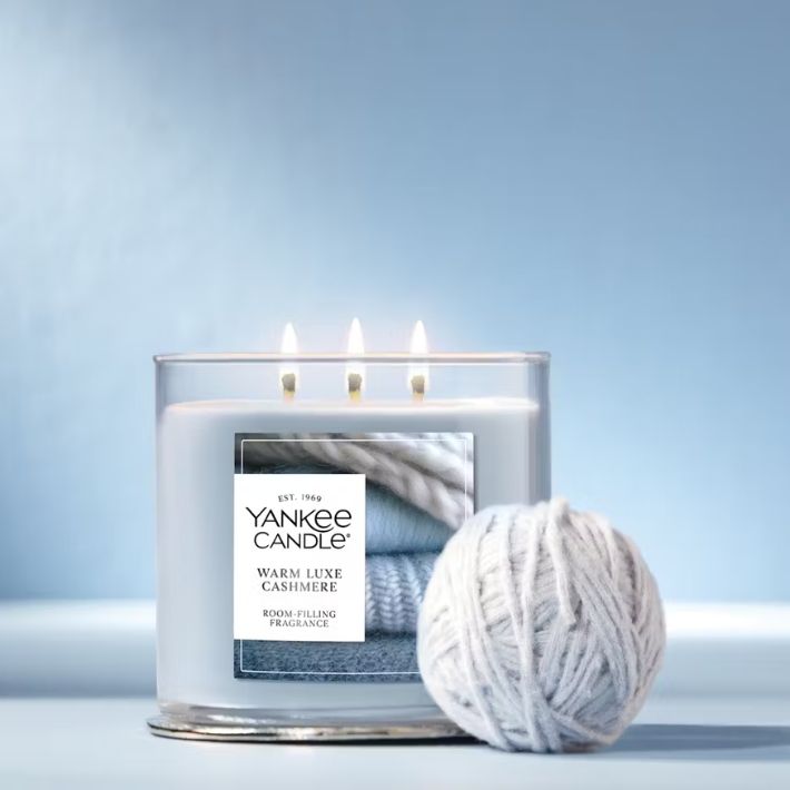 Yankee Warm Luxe Cashmere 3-Wick Core Candle