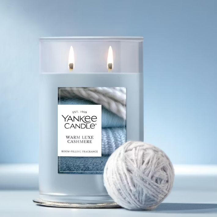 Yankee Warm Luxe Cashmere Large Tumbler Candle
