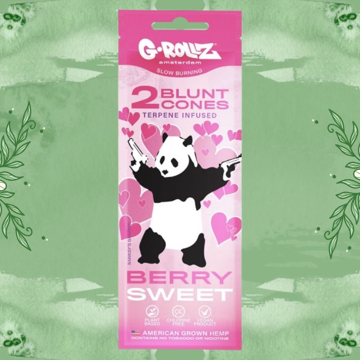 G-Rollz Berry Sweet Conical Hemp Cones 2 Pack