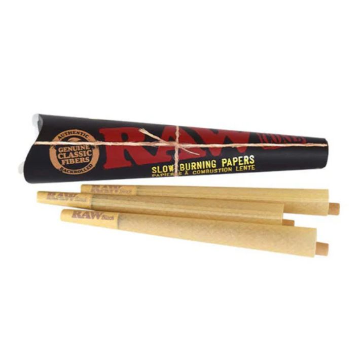 Raw Black Pre Rolled Cones 1.25