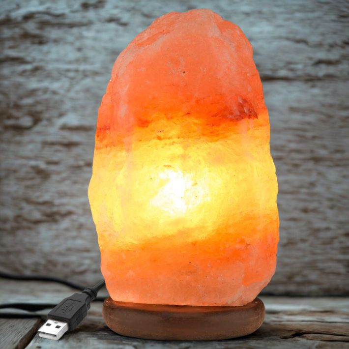 USB Mini Natural Salt Lamp USB Mini Natural Salt Lamp