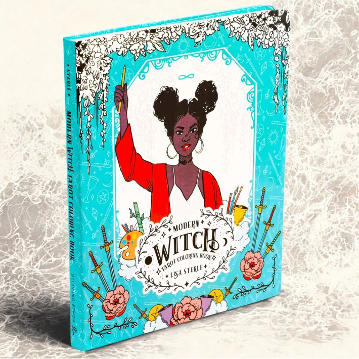 Modern Witch Tarot Coloring Book