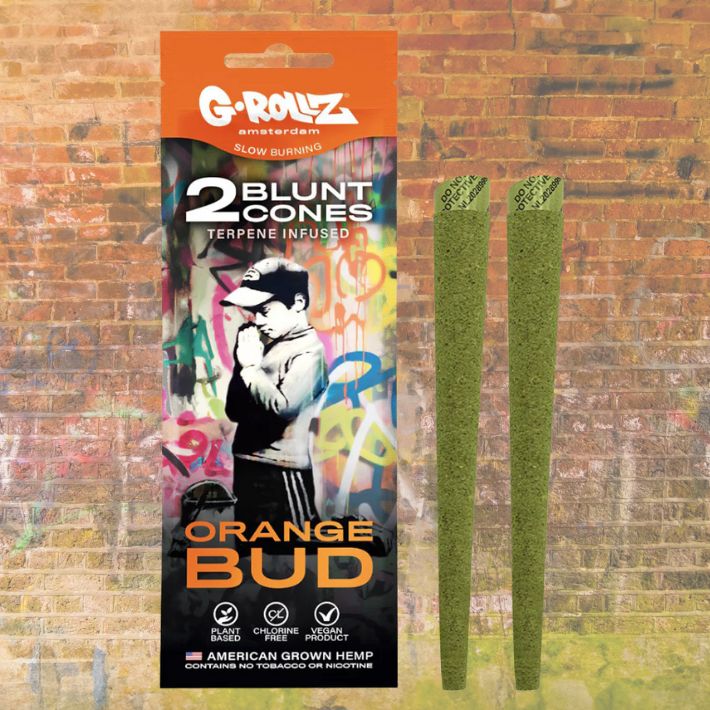 G-Rollz Orange Bud Hemp Cones 2 Pack