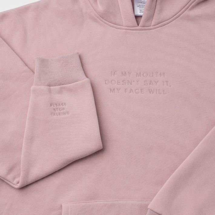 Classy Card Hoodies - Mouth Says