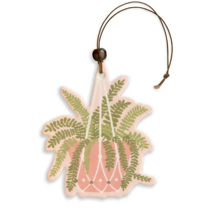 Studio Oh! Car Air Freshener, Design: Hanging Fern