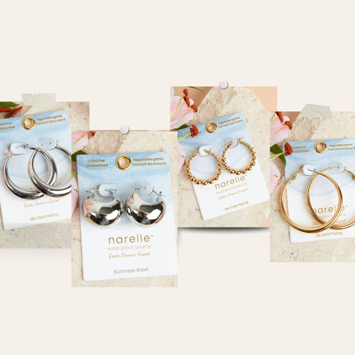 Narelle Waterproof Hoop Earring