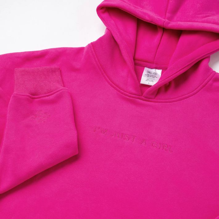 Classy Card Hoodies- Im Just A Girl