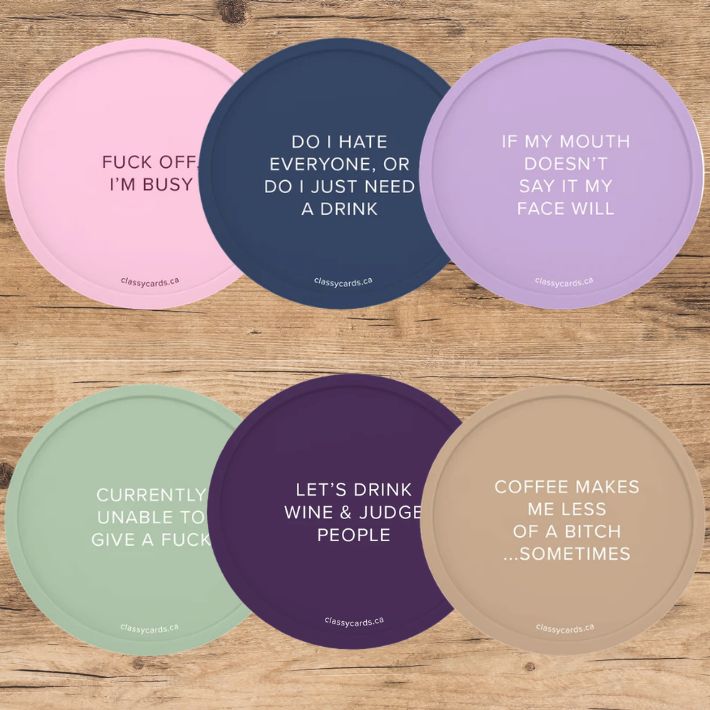 Classy Card Coasters