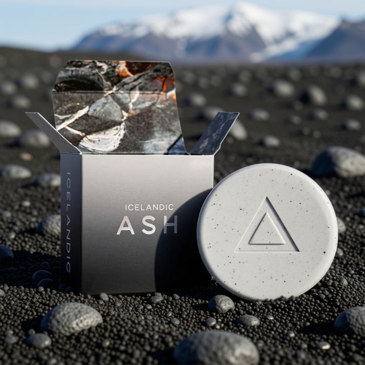 Hallo Iceland Volcanic Ash Bar Soap