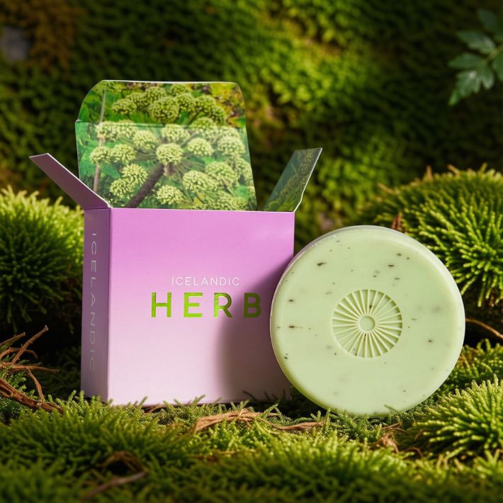Hallo Iceland Angelica Herb Bar Soap