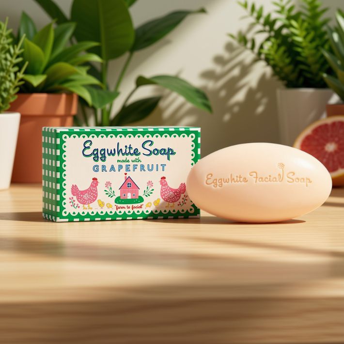 Eggwhite &amp; Grapefruit Soap Bar
