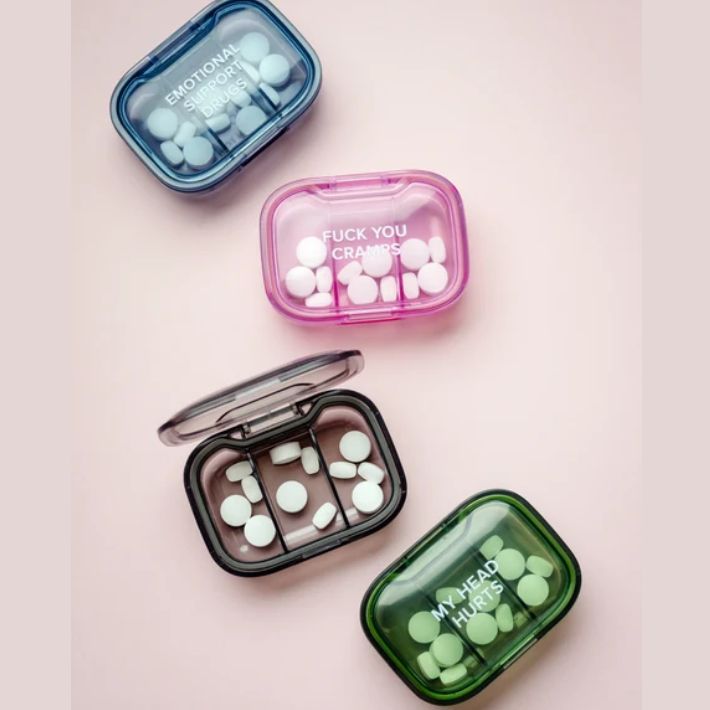 Classy Card Pill Box
