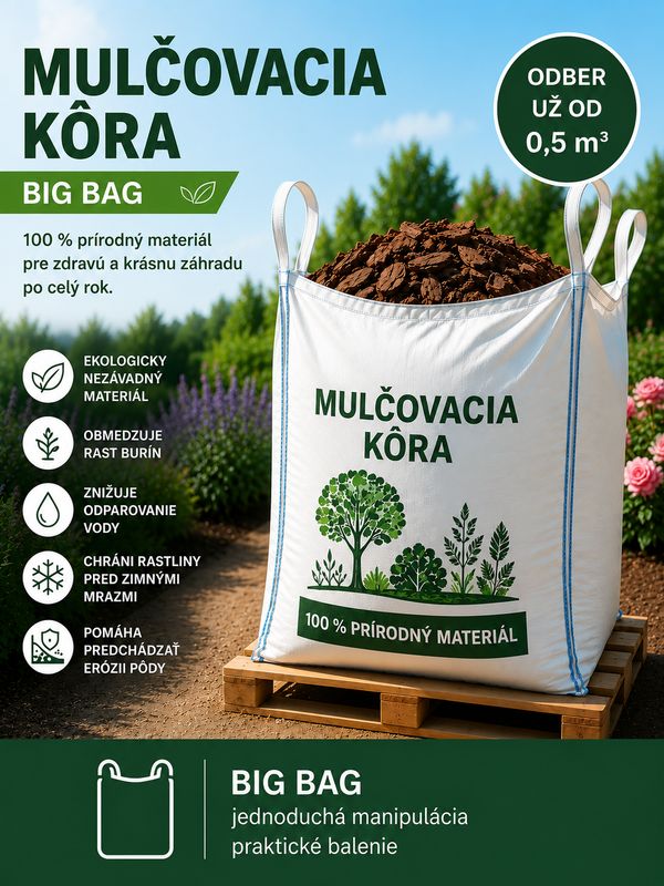 Mulčovacia kôra – BIG BAG