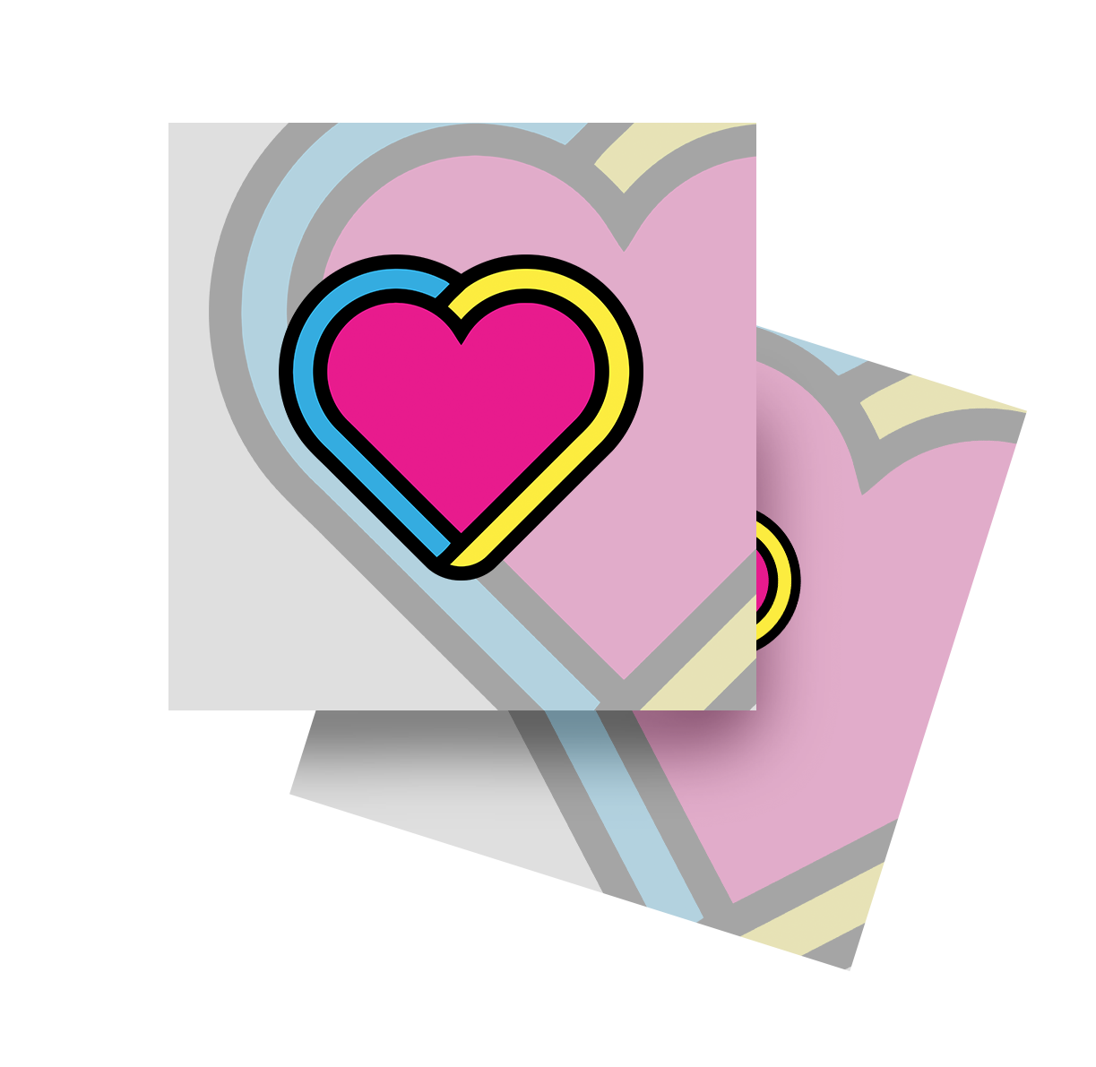 POSTCARDS 6" x 6"