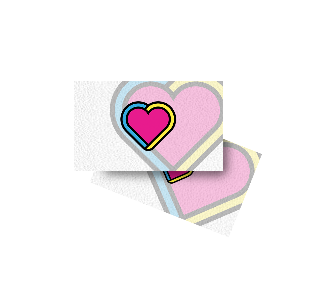 Tarjetas de presentación texturizado