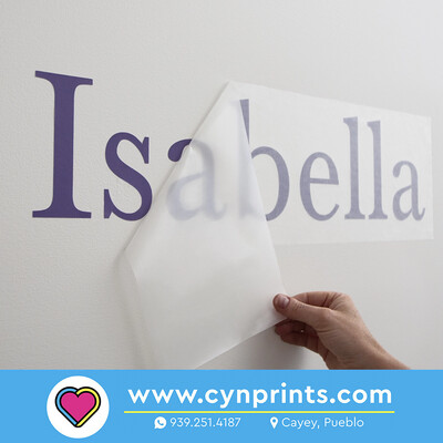 STICKER DECAL TEXT
