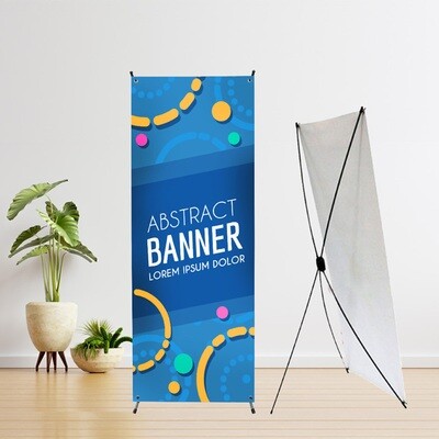 X stand banner