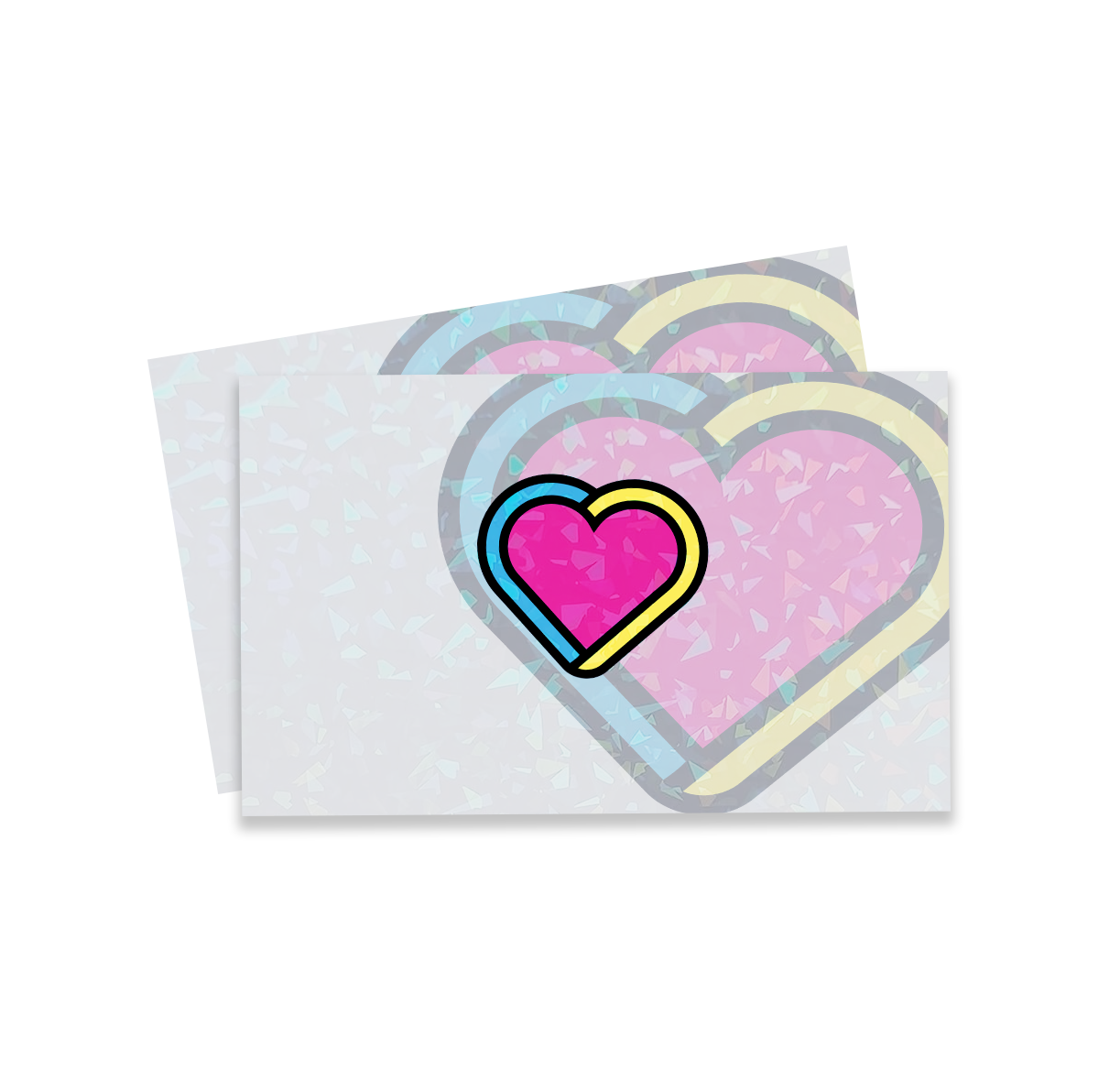 Tarjetas de presentación laminado holografico