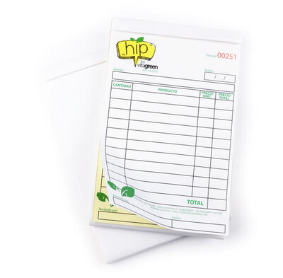Libretas con copia/s 8.5"x11"