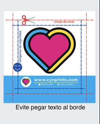 Labels Cuadrados