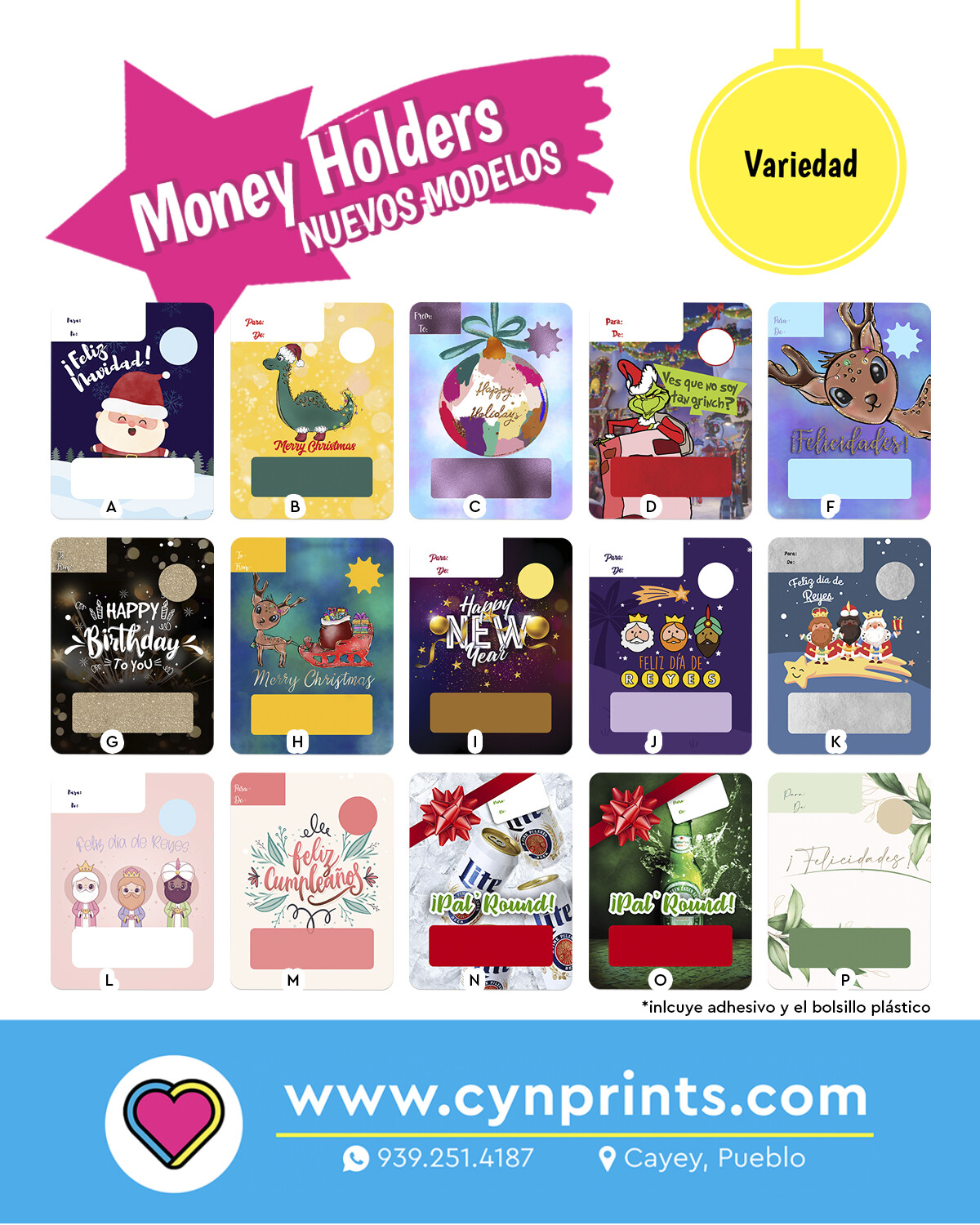 Money holders cards