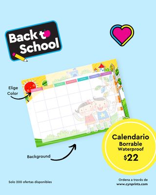 Calendario Borrable