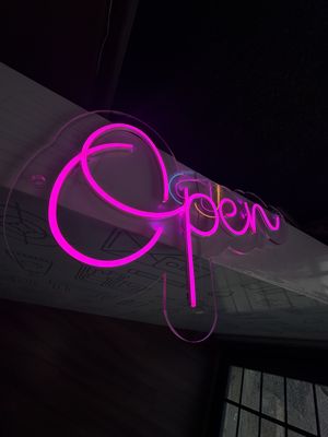 OPEN neon Sign Custom Color