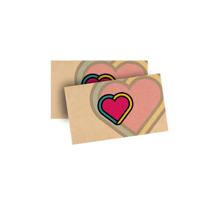 Tarjetas de presentación kraft