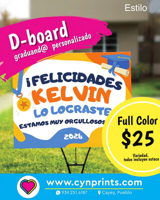 DBOARD GRADUANDO PERSONALIZADO 2026