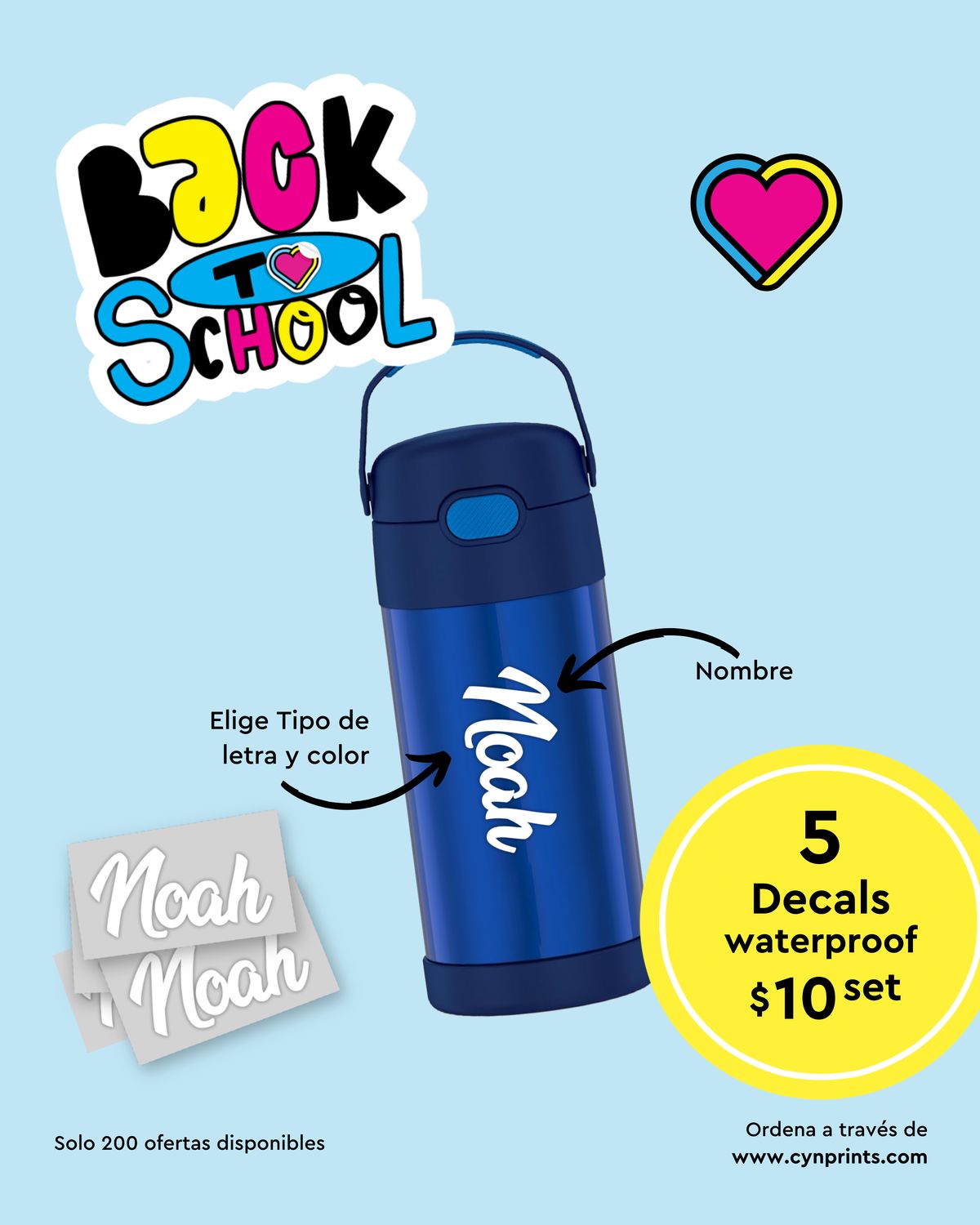 Decal waterproof