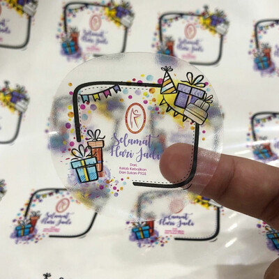 Stickers clear waterproof